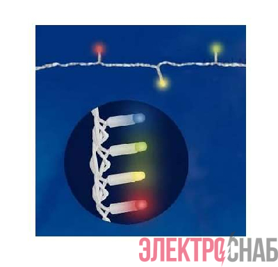 Гирлянда светодиодная ULD-S1000-120/TWK MULTI 10м 120LED IP67 мульти эффект мерцания соединяемая провод бел. Uniel UL-00001353