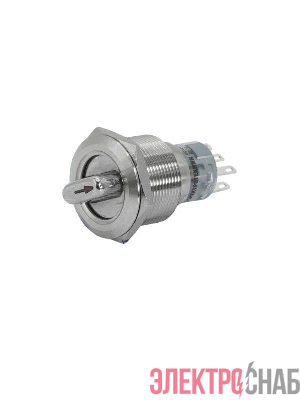 Переключатель GQ22-L-22X/31/S IP65 2НО+2НЗ на 3 положения с фиксацией I-O-II d22мм метал. Электротехник ET259212