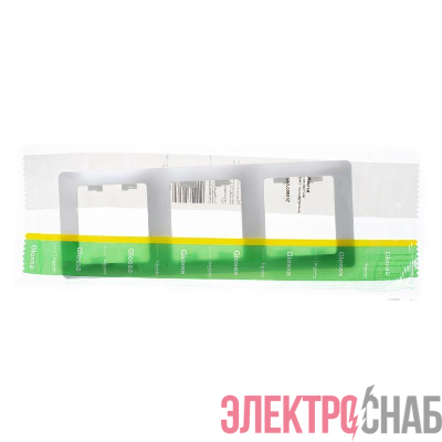 Рамка 3-м Glossa вертикал. перламутр SE GSL000607