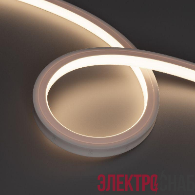 Лента светодиодная NOVA-TOP-PU-A120-16x15mm 24В Warm 3500К 10Вт/м IP68 wire x1 герметичная полиуретан (уп.1м) Arlight 050603