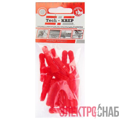 Дюбель распорный 8х40 тип Т трехсегментный (пакет) (уп.20шт) Tech-Krep/Zitar 112955