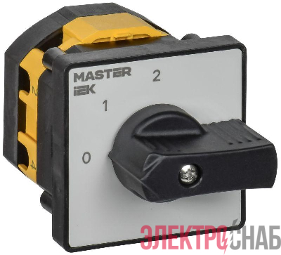 Переключатель кулачковый 10А (сх. 107) стандартная рукоятка IEK MI-CS10-010-107