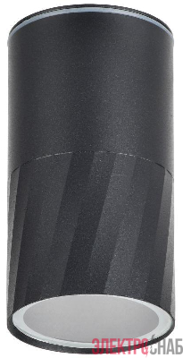 Светильник 5222 GU10 IP65 уличный потолочный черн. IEK LT-UPU0-5222-GU10-1-K02