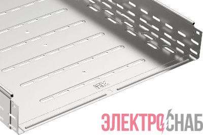 Лоток листовой перфорир. 500х100 L3000 сталь 1.2мм IEK CLP10-100-500-3