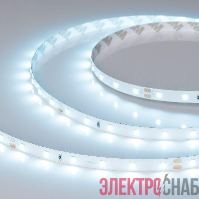 Лента светодиодная RT-A60-8mm 24В Ice Blue 4.8Вт/м IP20 (уп.5м) Arlight 055376