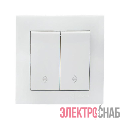 Переключатель проходной 2-кл. СП Валенсия 10А IP20 бел. PROxima EKF EWV10-027-10
