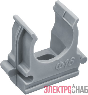 Держатель для труб (клипса) d16мм 61 228 NCR-T-16-B100 с защелкой (уп.100шт) NAVIGATOR 61228