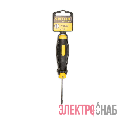 Отвертка РН 0х60мм (09106) SHTOK 376323