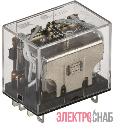 Реле РЭК 77-4 10А 12В DC IEK RRP10-4-10-012D