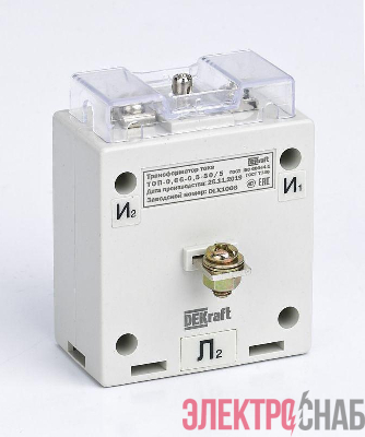 Трансформатор тока ТОП-0.66 0.5 10/5 5В.А DEKraft 50168DEK