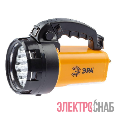 Фонарь PA-601 АЛЬФА 19LED+24LED аккум. прожектор литий 3А.ч ЗУ 220В+12В (инд. упак.) ЭРА Б0031036