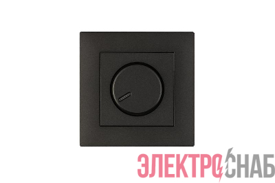 Розетка 1-м Karea RIZZ STAR без заземл. дым. металлик Makel 88050022