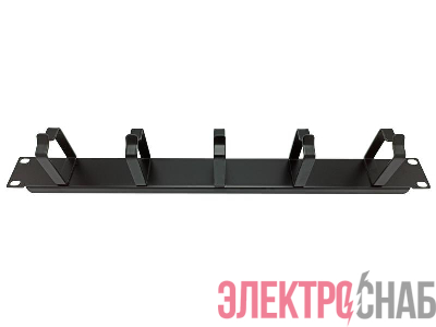 Органайзер кабельный 19дюйм 1U 5 колец черн. TOKOV ELECTRIC TKE-CM-1U-5PR