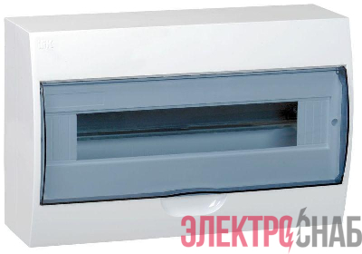Корпус навесной ЩРН-П-18 Krepta 3 IP41 пластик. бел. IEK MKP12-N-18-40-10