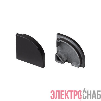 Заглушка SL-KANT-H20 BLACK глухая пластик (комплект) Arlight 049404