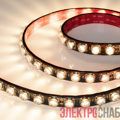 Лента светодиодная FLT-PS-A42-BLACK-23mm 24V Warm 3000К 21Вт/м IP67 15deg герметичная (уп.5м) Arlight 049300