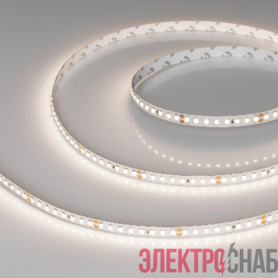 Лента светодиодная RT-A160-8mm 24V Day 4000К 12Вт/м IP20 2835 высок. эффект. 150лм/Вт (уп.5м) Arlight 024537(2)