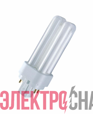 Лампа люминесцентная компакт. DULUX D 18W/830 G24d-2 OSRAM 4050300025704
