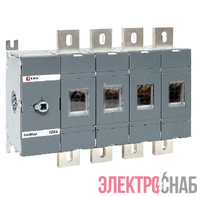 Рубильник 4п 1250А без рукоятки управления TwinBlock EKF tb-s-1250-4p