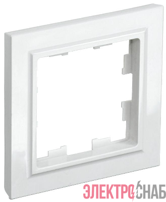 Рамка 1-м Brite РУ-1-БрБ бел. IEK BR-M12-K01-PRO