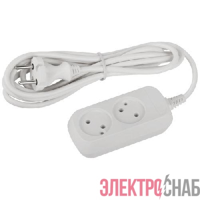 Удлинитель 2х3м без заземл. ПВС 2х0.75 UDL-10-230 Greenline Эра Б0065067