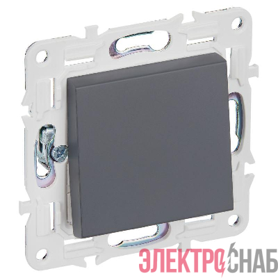 Выключатель перекрестный 1-кл. SKANDY 10А SK-V03T титан IEK SK-V13-0-10-K48