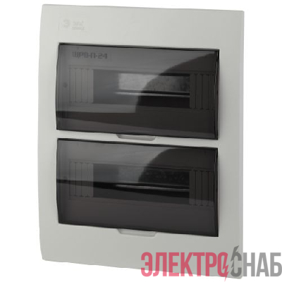 Бокс встраиваемый ЩРВ-П-24 24мод. IP41 пластик SIMPLE NO-box_simple-plastic_24_flush BOXF24 Эра Б0041516