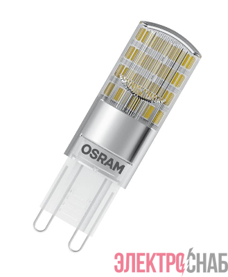 Лампа светодиодная LED STAR PIN40 3.5W/840 (замена 40Вт) 3.5Вт 4000К нейтр. бел. G9 400лм 220-240В прозр. пласт. OSRAM 4058075315853