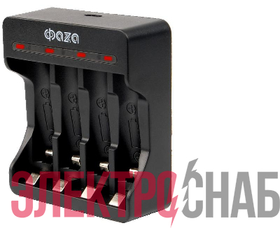 Устройство зарядное B-95USB Ni-Cd/Ni-MH (4хAA/4хAAA/1х9В) индикатор зарядки питание от USB кабель MicroUSB-USB в комплекте ФАZА 5038899