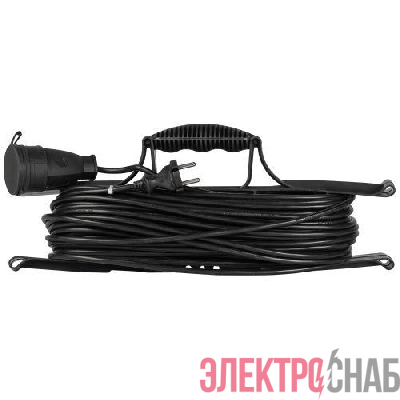 Удлинитель-шнур на рамке 1х30м без заземл. ПВС 2х1 GREEN LINE FR-10-30m Эра Б0065149