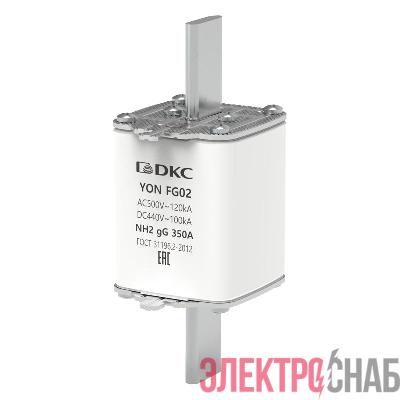 Предохранитель YON ножевого типа FG2 с одинарной индикацией 350А DKC 1FG02-0350