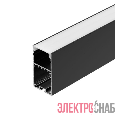Профиль LINE-S-3667-2000 BLACK L2000 алюм. Arlight 042901