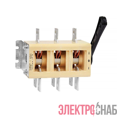 Выключатель-разъединитель 3п 630А ВР32-39 А 70220-00 УХЛ3 IP00 два направления несъемная боков. рукоятка Электротехник ET276979