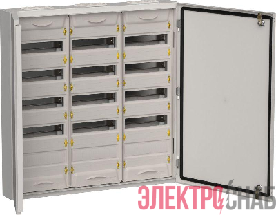 Корпус металлический ЩРн-180 (3х60) 835х830х140 IP54 сер. TITAN 5 IEK TI5-50-N-3X060-54-7035