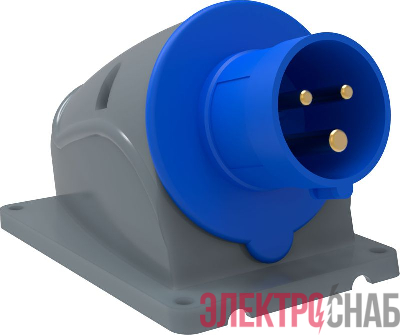 Вилка электрическая наружн. уст. 16А 2P+PE 220В IP44 MAGNUM ССИ-513 IEK PSN51-016-3