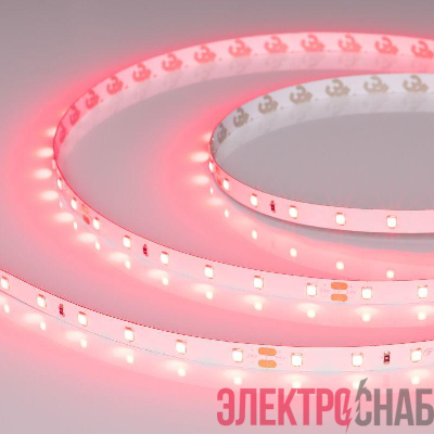 Лента светодиодная RT-A60-8mm 24В Ruby 4.8Вт/м IP20 (уп.5м) Arlight 055374