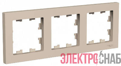 Рамка 3-пост. AtlasDesign универс. песочн. SE ATN001203