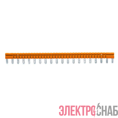 Перемычка 20-ти полюсная шинная для колодки с винт. клеммами IRK 36А 250В оранж. DKC IRK-AB-04