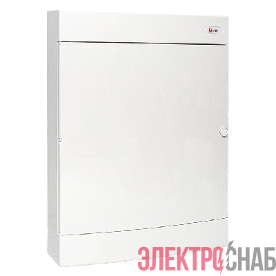 Щит распределительный навесной Unix 3х18мод. IP41 бел. дверь PROxima EKF ux-3x18-nw