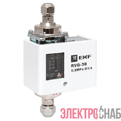 Реле перепада давления RVG-30-0.2-4 (0.2 МПа) EKF RVG-30-0.2-4