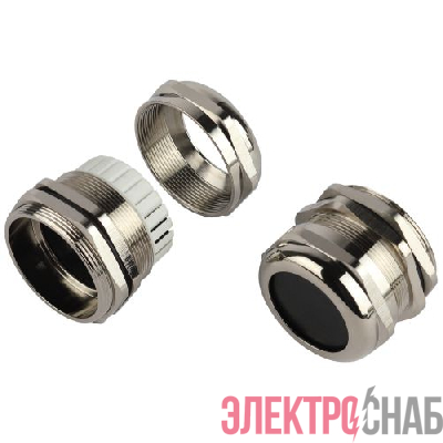 Ввод кабельный (сальник) PGM 42 d32-38мм (d отверст. 54мм) IP68 латунный (уп.2шт) Эра Б0065213