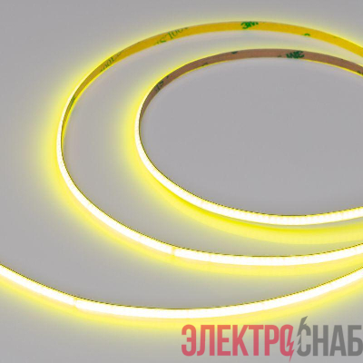 Лента светодиодная COB-X480-4mm 24V Yellow Volt 4Вт/м IP20 (уп.5м) Arlight 046916
