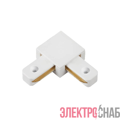 Коннектор L-образный LSB-WH для шинопровода SB бел. IN HOME 4690612060477