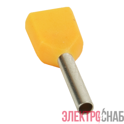 Наконечник штыревой втулочный под два провода НШвИ2 OptiKit T-Shv2-PVC- 0.5-8 (уп.100шт) КЭАЗ 278042