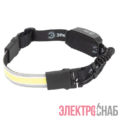 Фонарь аккумуляторный налобный GA-807 Кибер COB 5Вт 3 режима аккум. miscro USB Эра Б0054033