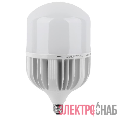Лампа светодиодная высокомощная LED HW 100Вт T матовая 6500К холод. бел. E27 10000лм 140-265В с адаптером E40 угол пучка 200град. PF&gt;/=09 (замена 1000Вт) OSRAM 4058075577015