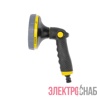 Пистолет-распылитель душевого типа CARBON 6 режимов Профи ЧЕТЫРЕ СЕЗОНА 62-0325-F