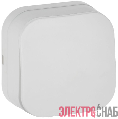 Выключатель 1-кл. ОП GLORY ВС20-1-0-ХБм 10А бел. матов. IEK EVH10-K01M-10