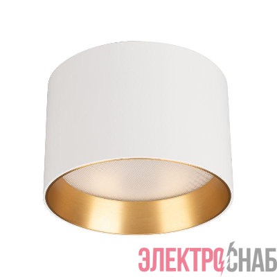 Светильник светодиодный SP-BISCOTTO-R120-12W Warm3300-MIX WH-GD 80deg 230В IP54 12Вт 3300К метал. Arlight 054914