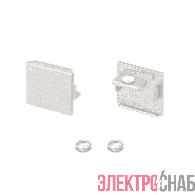 Заглушка SL-LINE-2522 WHITE глухая металл (комплект) Arlight 043120